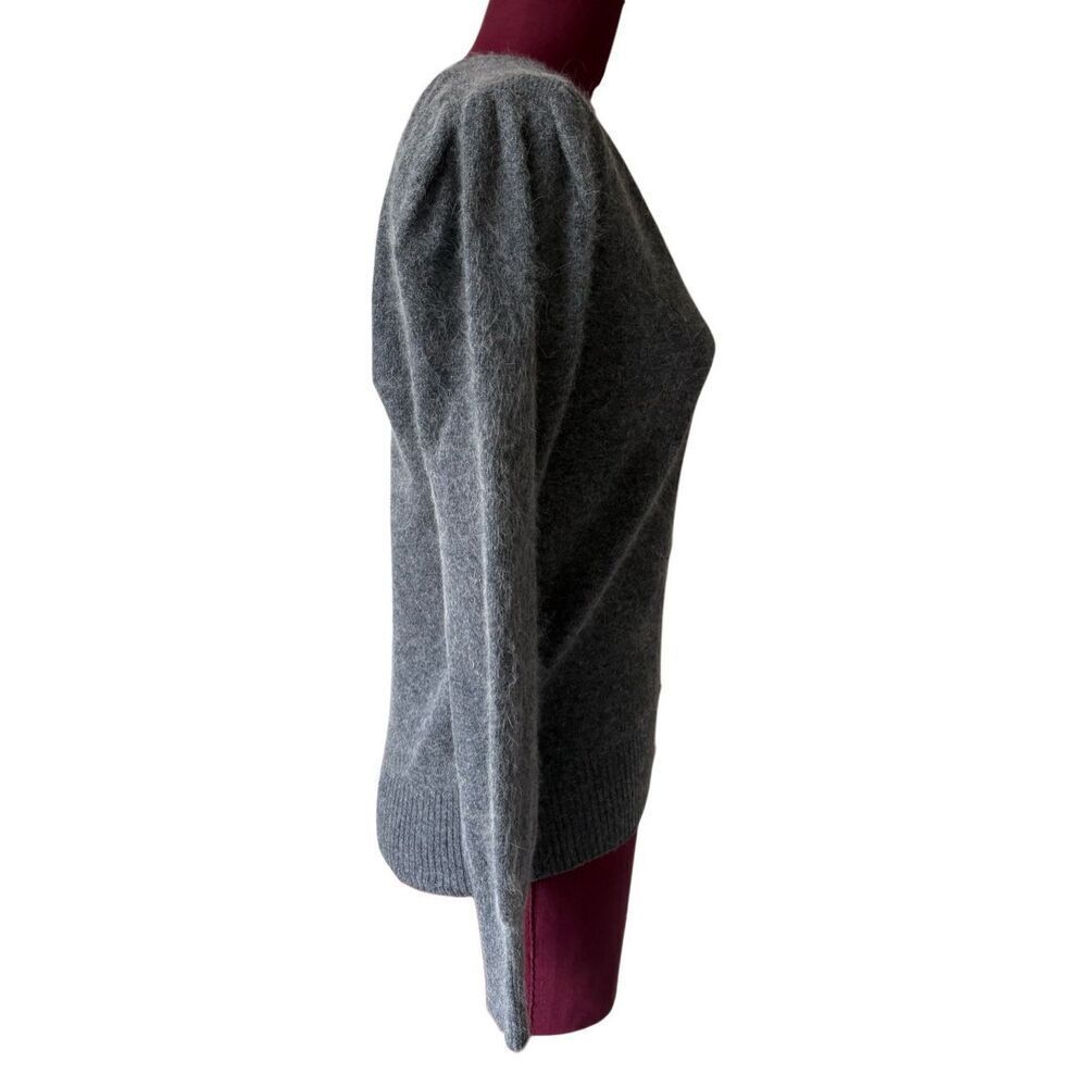 Outlander Button Front Sweater Gray Wool Angora S… - image 7